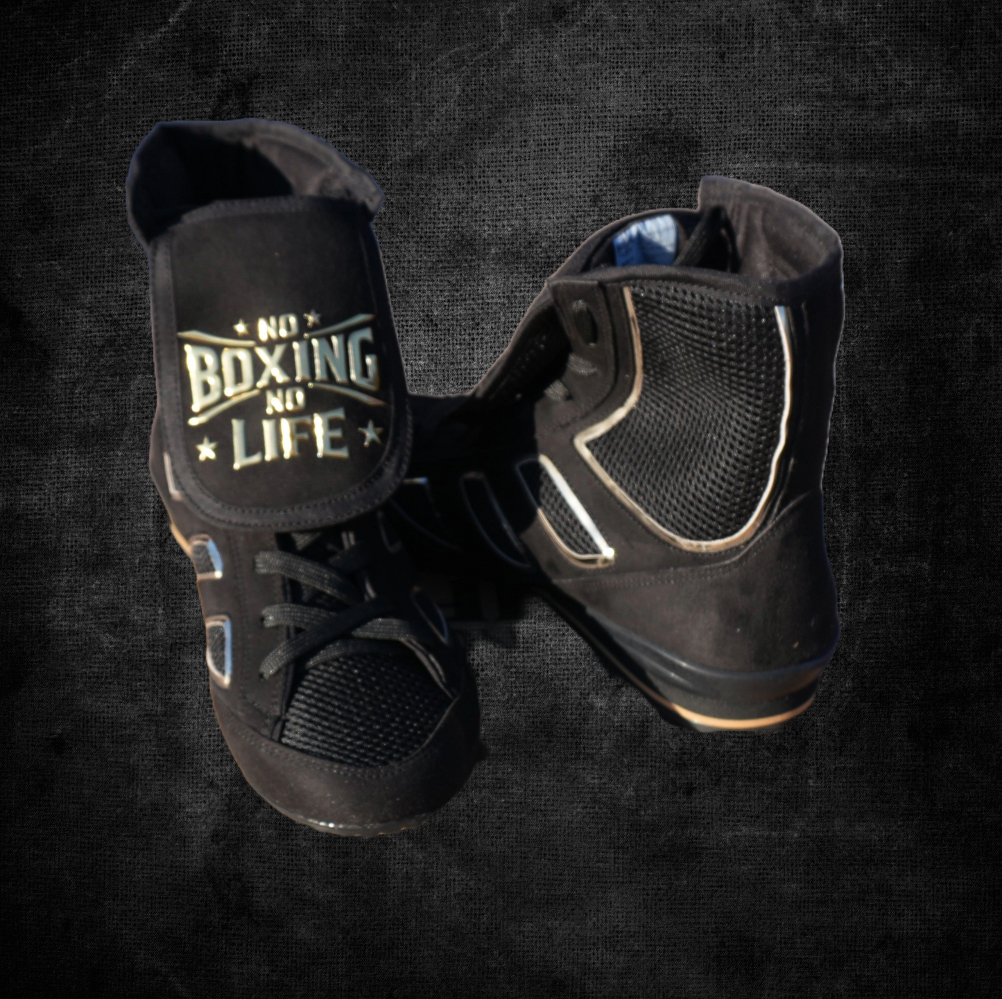 No Boxing No Life Boots Black/Gold