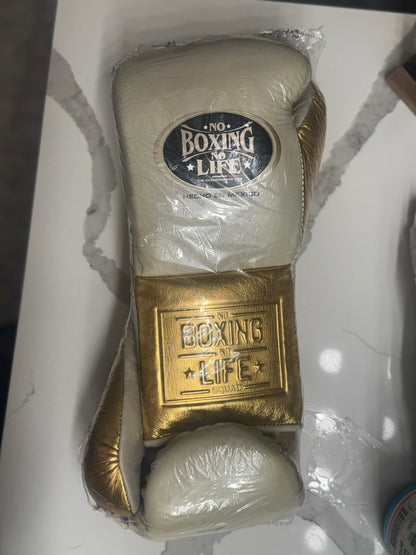No Boxing No Life Gloves clearance creme / gold