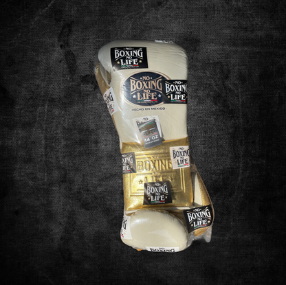 No Boxing No Life Gloves creme / gold