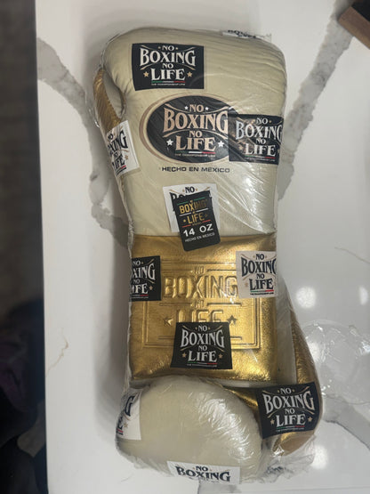 No Boxing No Life Gloves clearance creme / gold