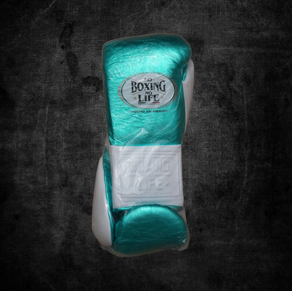 [ Teal & White ] No Boxing No Life 12oz Gloves
