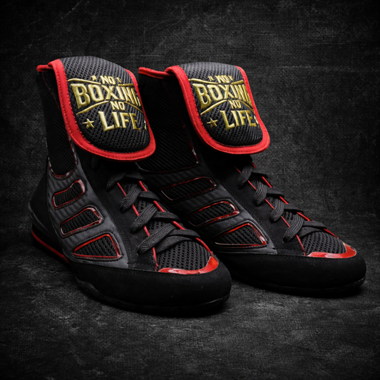No Boxing No Life Boxing Boots Black/Red