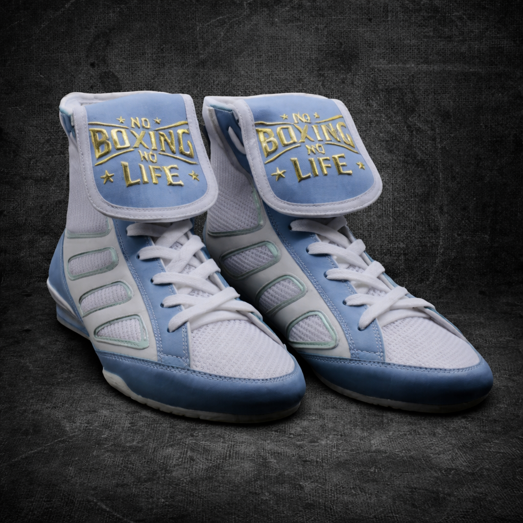 No Boxing No Life Boots Blue