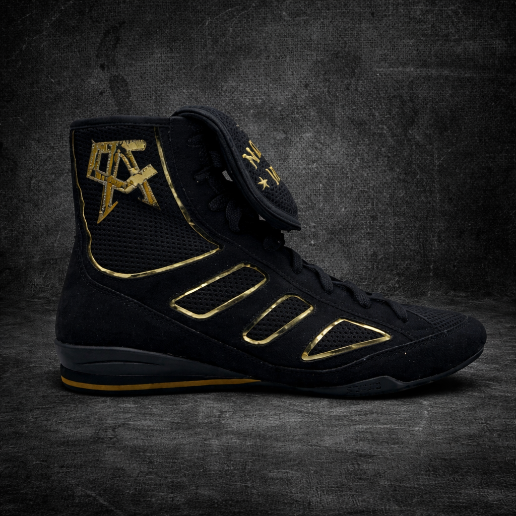 No Boxing No Life Boots Black/Gold