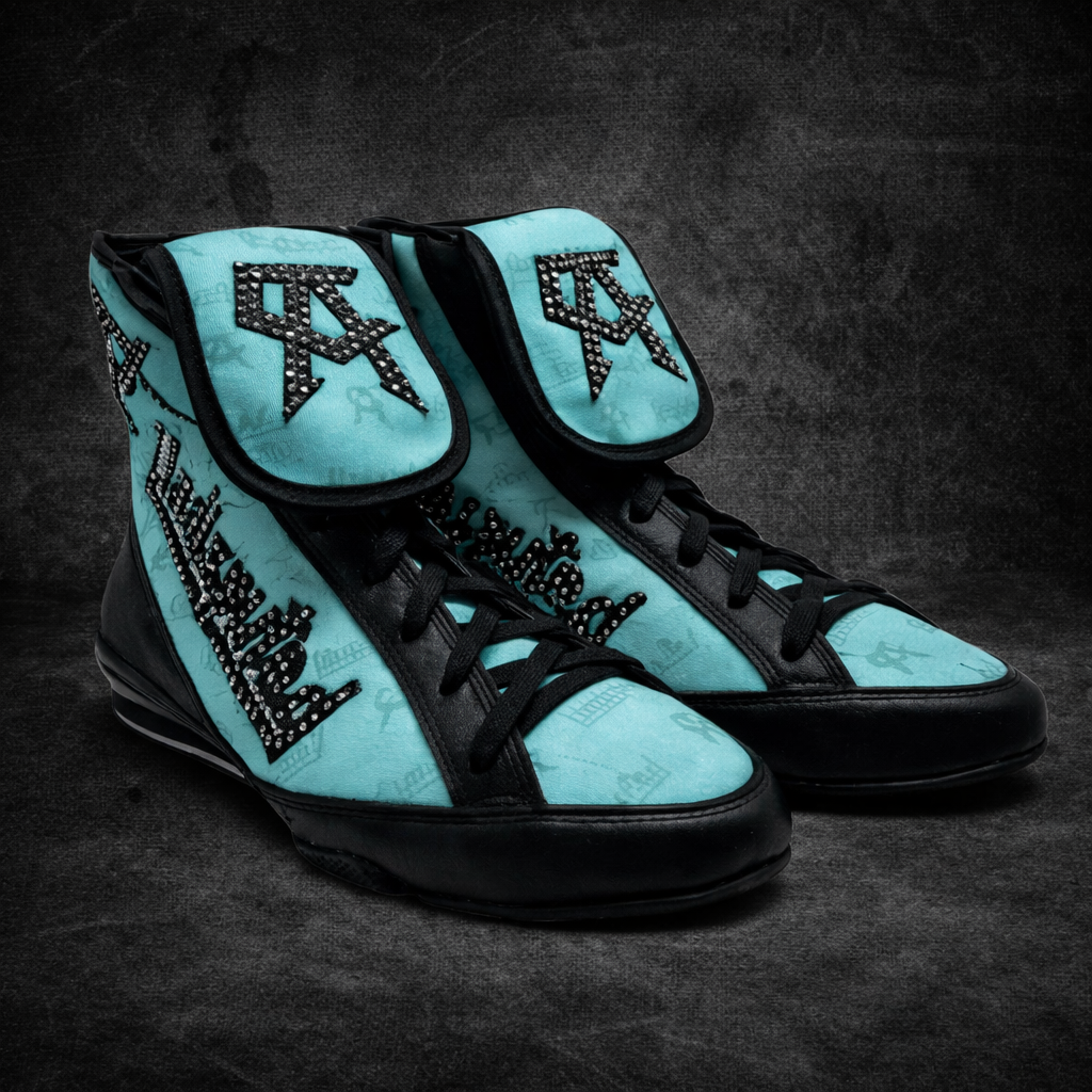 No Boxing No Life Boots Canelo Editions Blue/Black