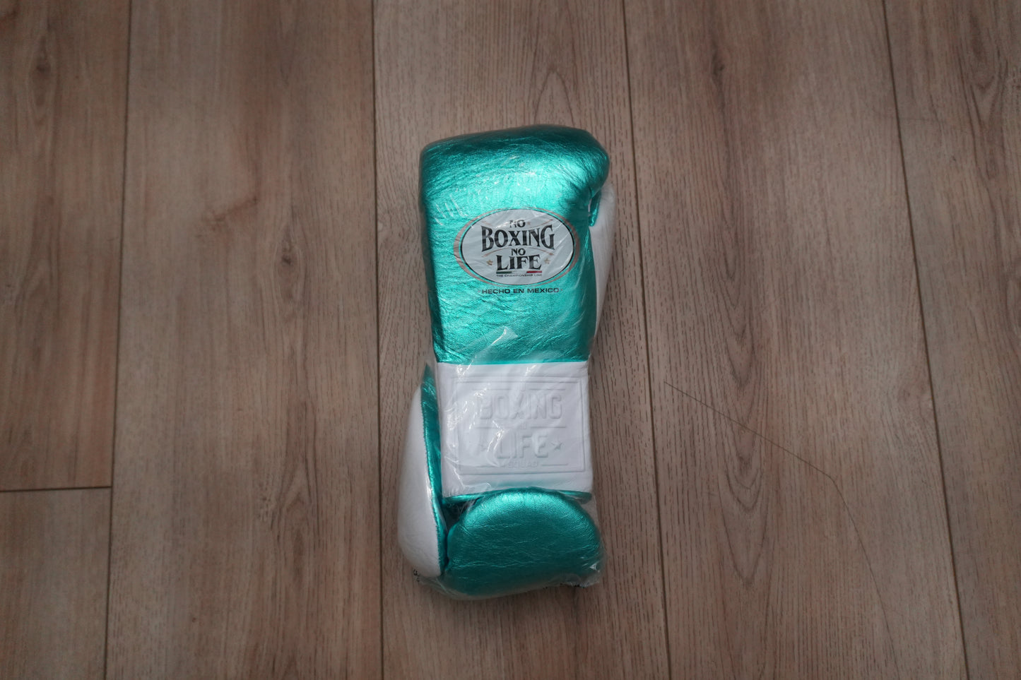 [ Teal & White ] No Boxing No Life 12oz Gloves
