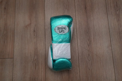 [ Teal & White ] No Boxing No Life 12oz Gloves