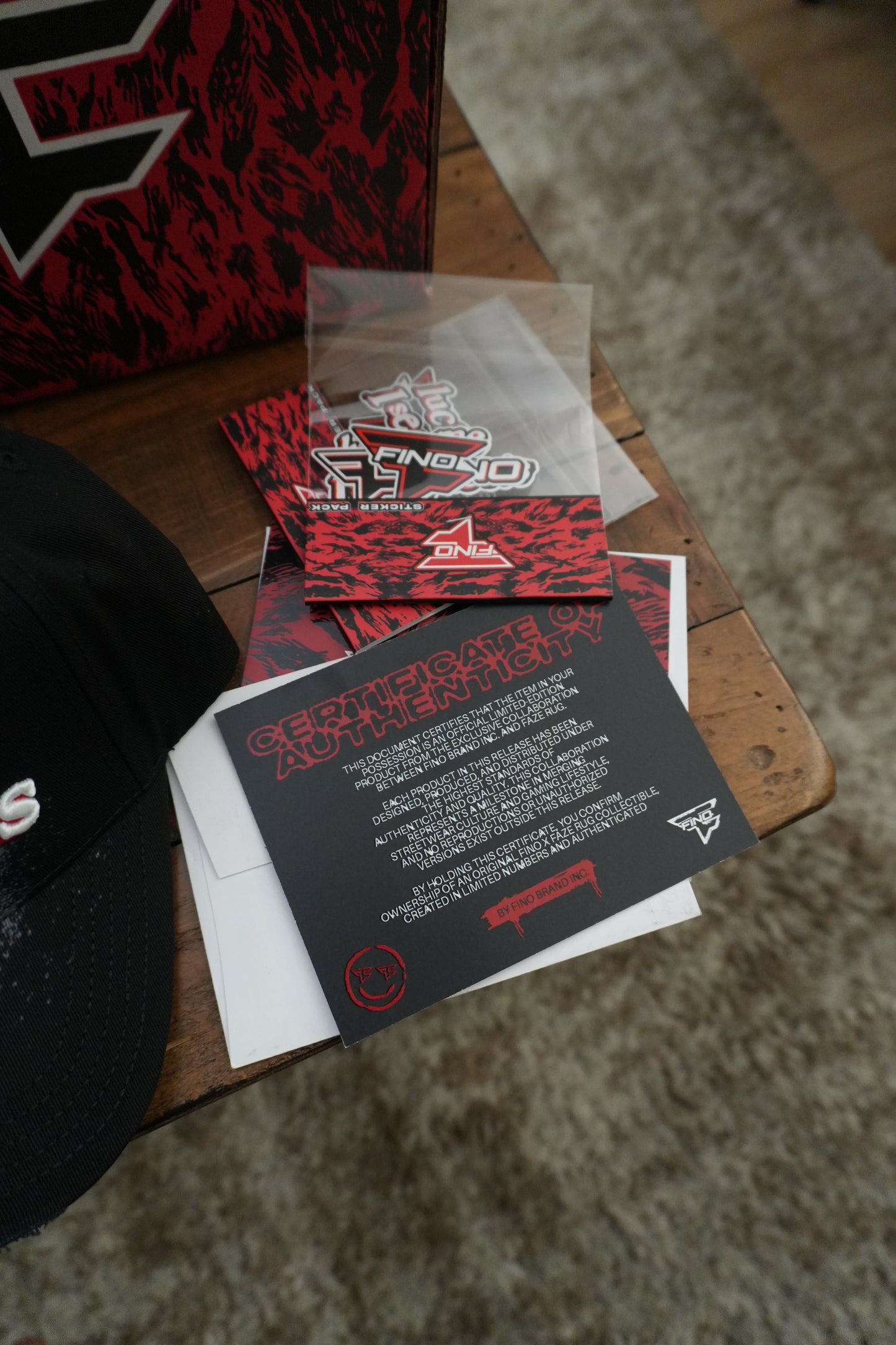 Faze Rug Fino Hats Diamond Pendant set