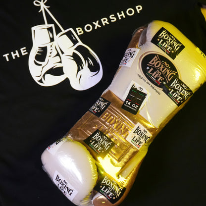 No Boxing No Life Gloves creme / gold