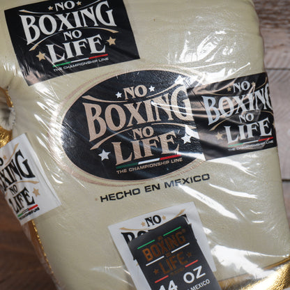 No Boxing No Life Gloves clearance creme / gold