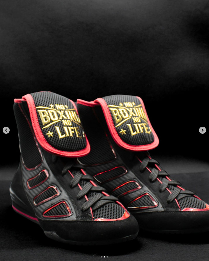[ Pre Order ] No Boxing No Life Boxing Boots Black/Red