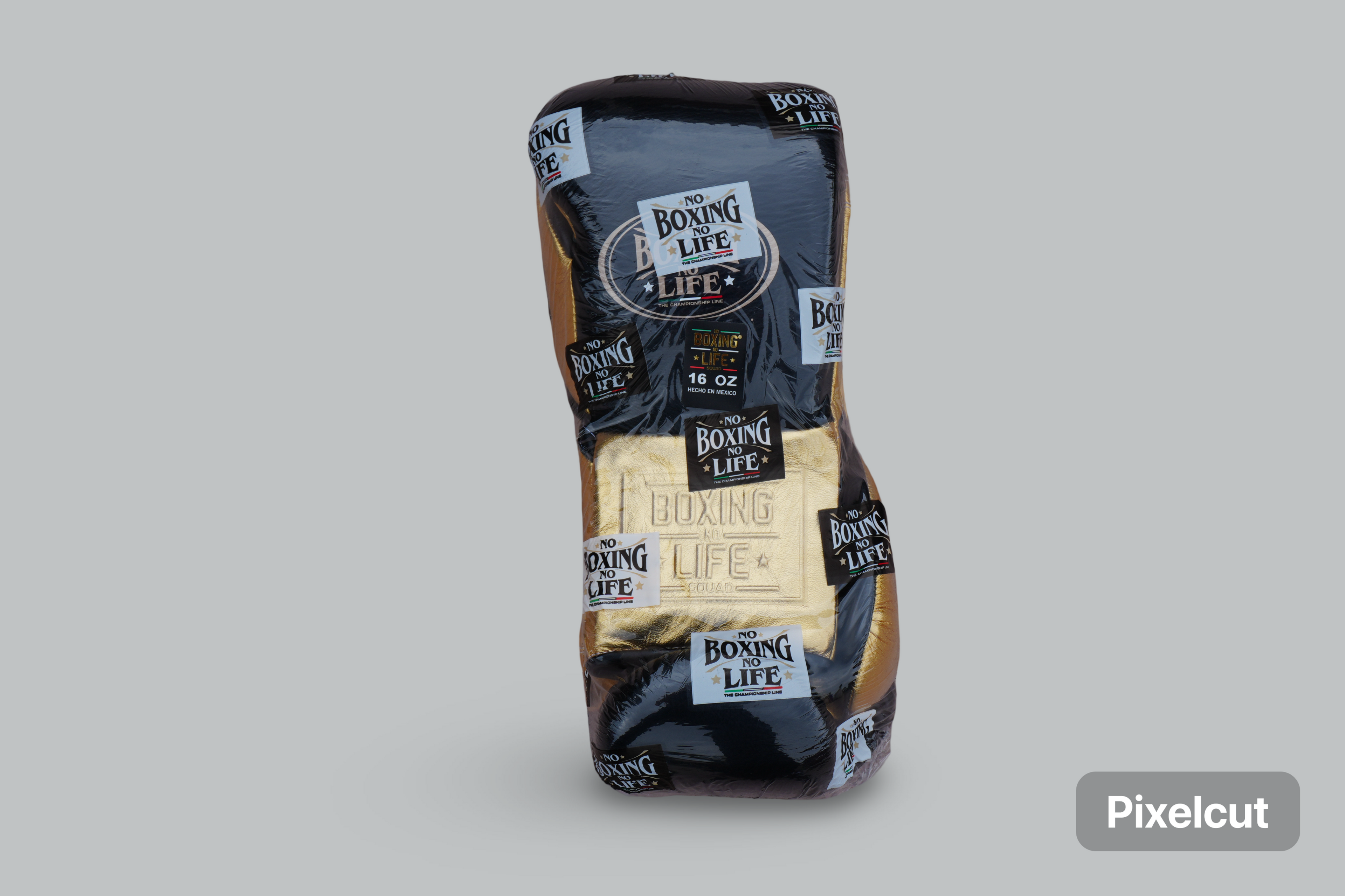 No Boxing No Life black/gold 16oz